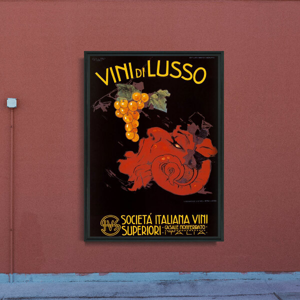 Poster an der Wand Poster von italienischen Wein Vini di Lusso