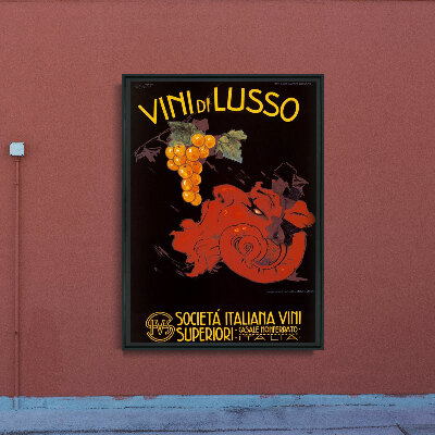 Poster an der Wand Poster von italienischen Wein Vini di Lusso