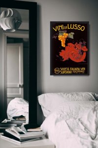 Poster an der Wand Poster von italienischen Wein Vini di Lusso