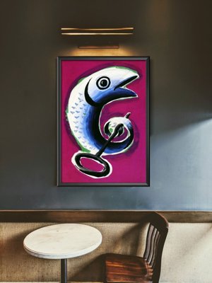 Plakat für den Frieden Sardine
