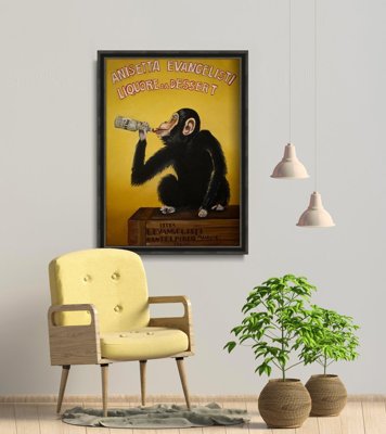 Plakat-Weinlese Anisetta Evangelisti Liquore da Dessert