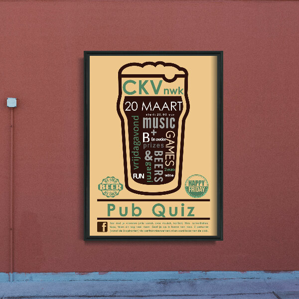 Poster im Retro-Stil Das Bierfest Griffin