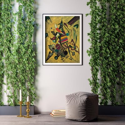 Weinleseplakat für das Wohnzimmer Die Wiedergabe von Wassily Kandinsky