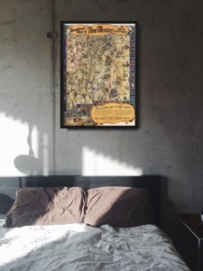 Poster im Retro-Stil New-Mexiko