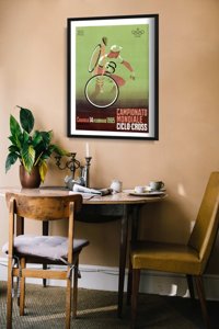 Plakat für den Frieden retro-Bike