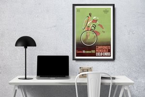 Plakat für den Frieden retro-Bike