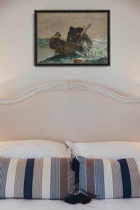 Weinleseplakat für das Wohnzimmer Winslow Homer Grid für Fische