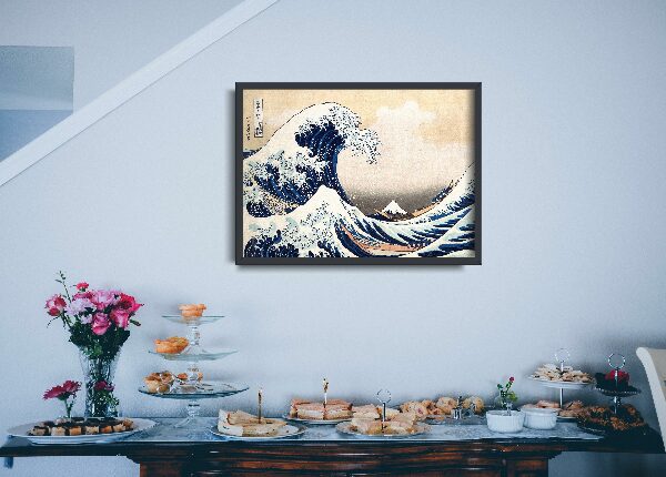 Plakat-Weinlese Blau Fuji Katsushika Hokusai