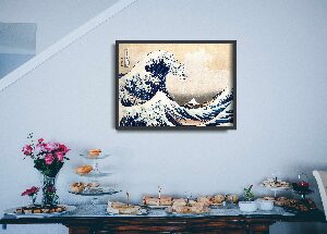 Plakat-Weinlese Blau Fuji Katsushika Hokusai