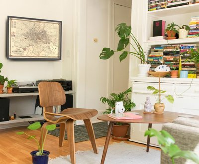 Poster Retro-Wohnzimmer Alte Karte von Baltimore Maryland