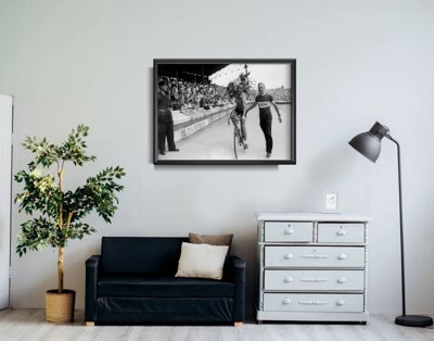 Plakat für den Frieden Fotografie Tour de France