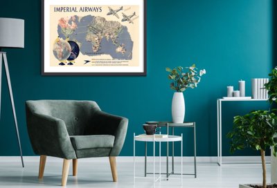 Weinleseplakat imperial Airways
