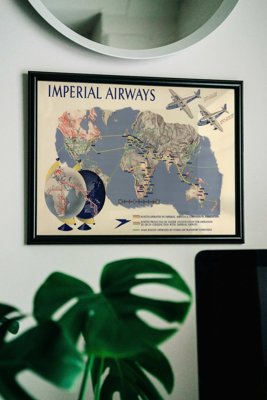 Weinleseplakat imperial Airways