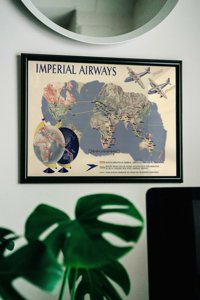 Weinleseplakat imperial Airways