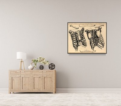 Posterm im Retro-Stil Chest John Fotherby