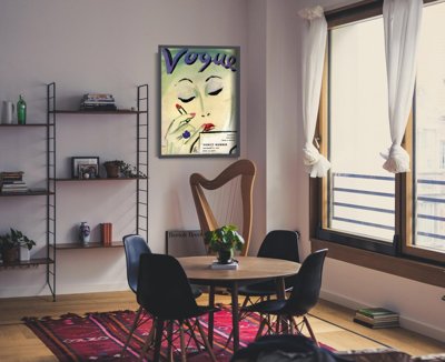 Poter im Retro-Stil Vogue Vanity-Nummer
