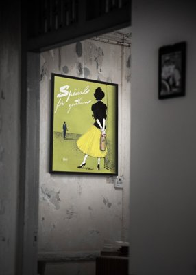 Plakat für den Frieden Parfüm Werbung Le Galion
