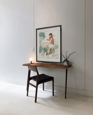 Retro-Poster Illustration Magazin La Vie Parisienne En Roue Libre Circa