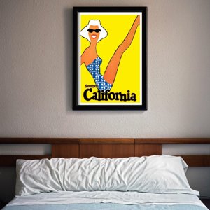 Retro-Poster Kalifornien Reisen