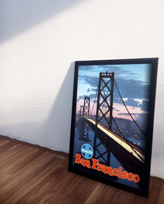 Poster im Retro-Stil San Francisco