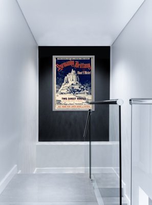 Poster im Retro-Stil Vintage Mont St. Michel, Frankreich