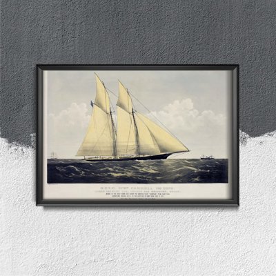 Poster an der Wand Cambria Racing Yacht