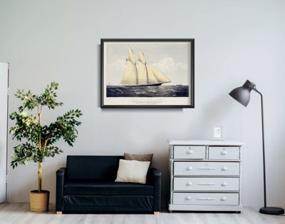 Poster an der Wand Cambria Racing Yacht