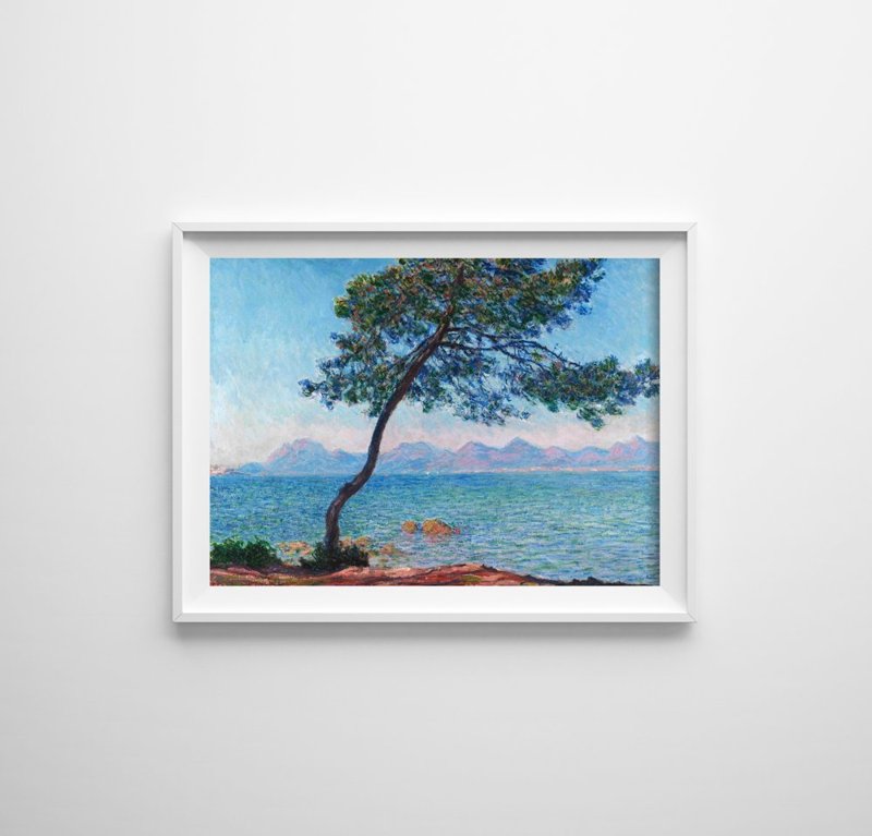 Plakat-Weinlese Claude Monet in dem Esterel-Gebirge