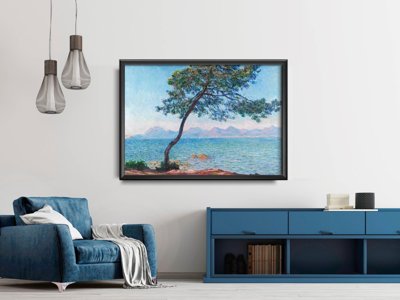 Plakat-Weinlese Claude Monet in dem Esterel-Gebirge