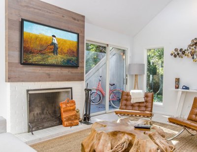 Poster an der Wand Ein Veteran im neuen Feld von Winslow Homer