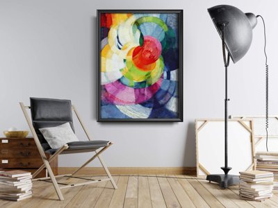 Weinleseplakat Frantisek Kupka Discs von Newton Studie für Fuge in zwei Farben