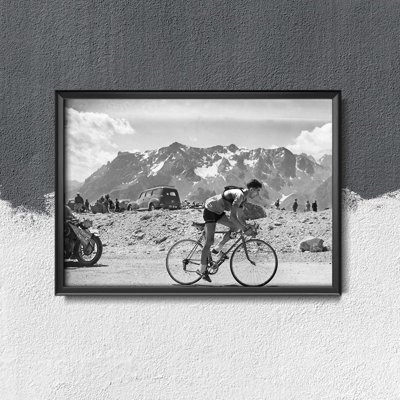 Plakat für den Frieden Fotografie Tour de France Frede Bahomontes