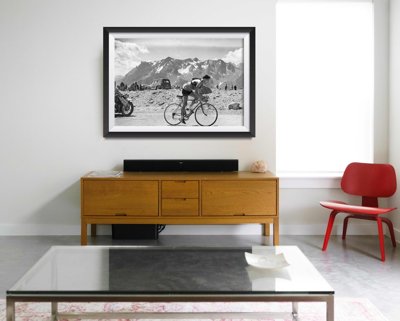 Plakat für den Frieden Fotografie Tour de France Frede Bahomontes