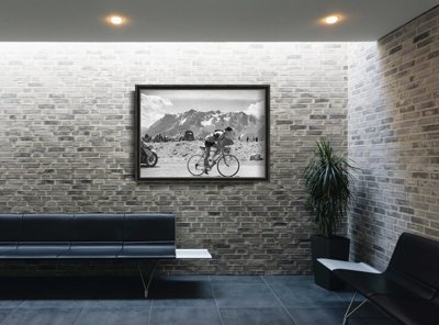 Plakat für den Frieden Fotografie Tour de France Frede Bahomontes