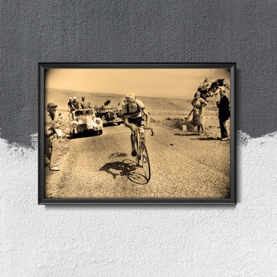 Retro-Poster Fotografie Tour de France Charly Gaul
