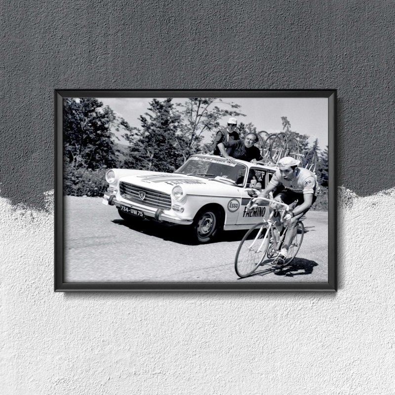 Retro-Poster Fotografie Tour de France Eddy Merckx