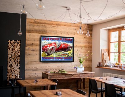 Poster im Retro-Stil Gran Premio de Espana Grand Prix