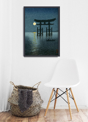Poster im Retro-Stil Strand Soshu von Kawase Hasui