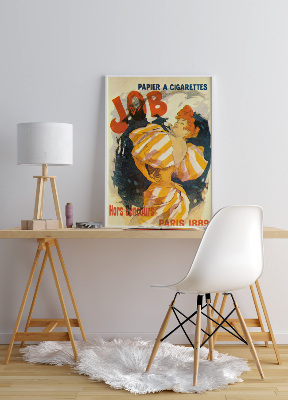 Poster an der Wand Job papier ein Zigaretten
