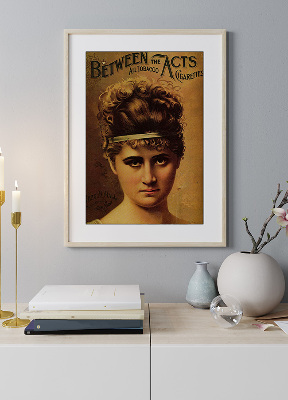 Poster an der Wand Zwischen den Acts Alle Tobacco