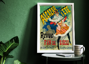 Poster an der Wand Revue Fin de Siecle Alcazar dete