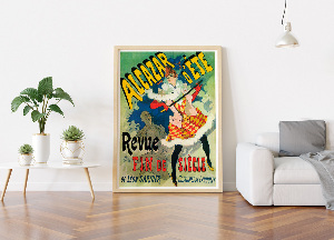 Poster an der Wand Revue Fin de Siecle Alcazar dete