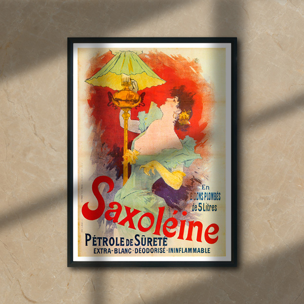 Poster an der Wand Saxoleine Petrole de Surete