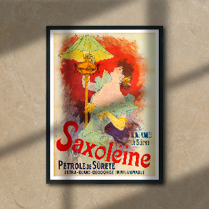 Poster an der Wand Saxoleine Petrole de Surete