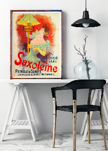 Poster an der Wand Saxoleine Petrole de Surete