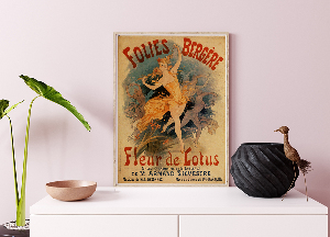 Poster an der Wand Folies Bergere