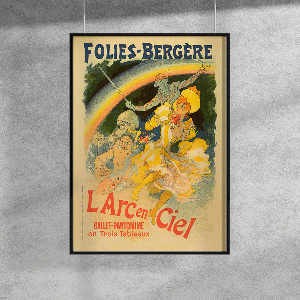 Poster an der Wand Folies Bergere II