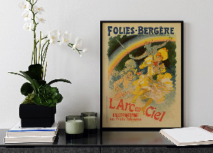 Poster an der Wand Folies Bergere II