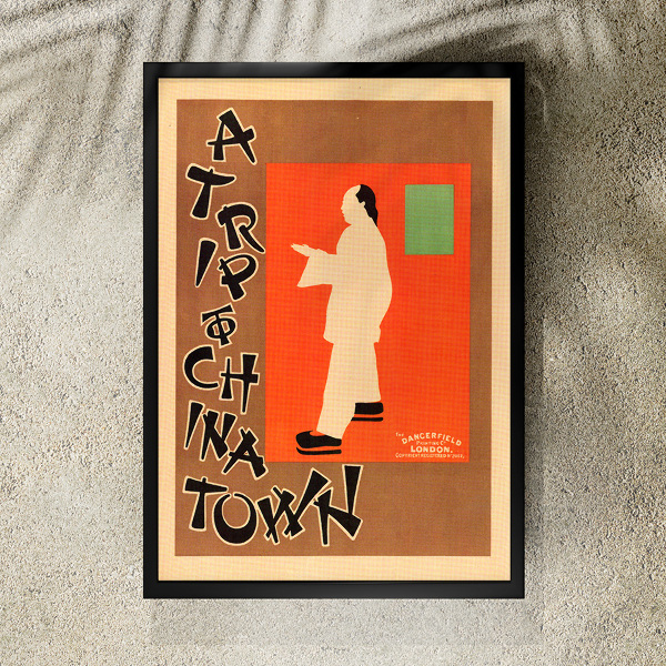 Poster an der Wand Eine Reise zum Chinatown