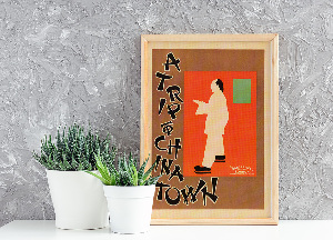 Poster an der Wand Eine Reise zum Chinatown